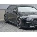 Накладки сплиттеры на пороги Вариант2 на Audi RS3 8V Sportback рестайл